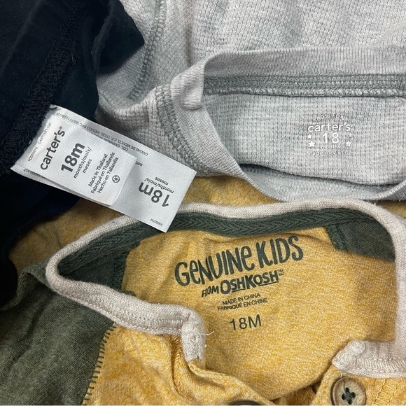 Carter's Genuine Kids 18 Months Outfit Bundle Outdoor Nature Wild Thermal Casual - Picture 5 of 6